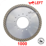 سنگ چمفر شیاردار خشک مدل 1000 سایز 10*12.5*110/105*80*250 (چپ)